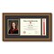 ArtToFrames 8x10 inch Diploma Frame with 5x7 Inch Image Opening and Tassel Opening - Framed with Black and Gold Mats, Comes with Regular Acrylic and Sawtooth Hanger for Wall Hanging (DIT-8x10)